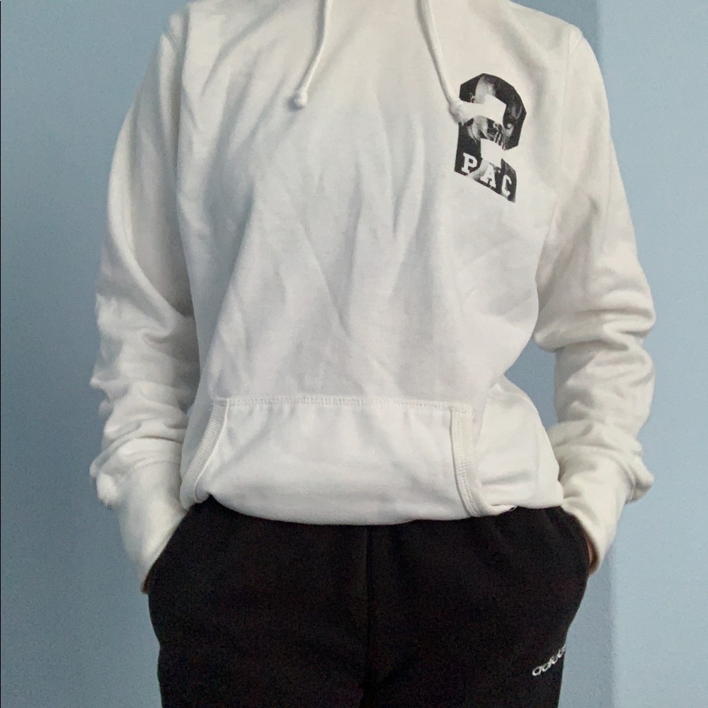 White Cotton On Tupac Hoodie